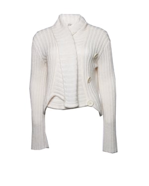 Emporio Armani, gebreide crème cardigan