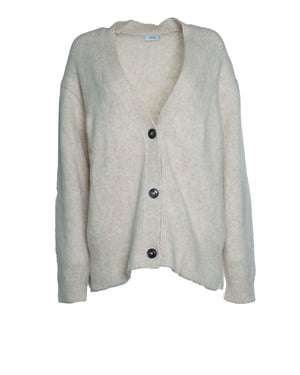 Dichte, beige cardigan