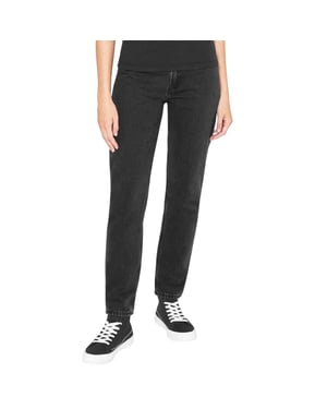 Levis Dam/kvinnor - Mom Jeans med hög midja (Stonewash)