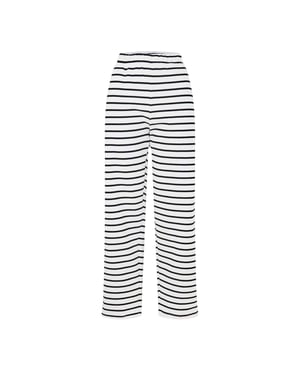 Pieces Dames/Dames Sweatbroeken (Wit/zwart)