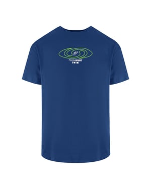 Korte Mouwen T-shirt in Donkerblauw