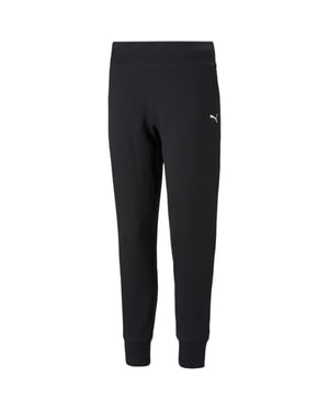 Puma Effen fleece-joggingbroek voor heren (Poema Zwart)