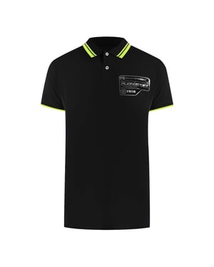 Zwarte Polo T-shirt met Korte Mouwen en Kraaglogo