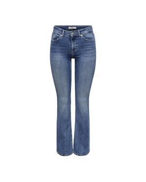 Only Onlblush mw fla rhineston dnm tai885noos blue denim