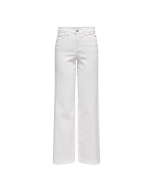 Jacqueline de Yong Jdyfelina fina hw wide white jns dnm -