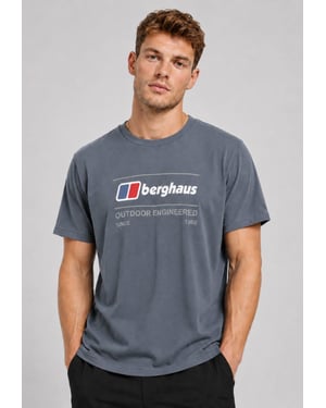Berghaus Outdoor Engineered Mens T Shirt in DK Grey