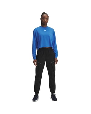 Under Armour Dames-fleece-sweatshirt met kwartritssluiting uit de Unstoppable-collectie (Jasper)