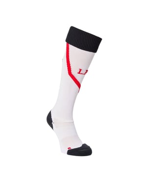 Warrior Liverpool FC-voetbalsokken voor kinderen (uittenue) (Wit)