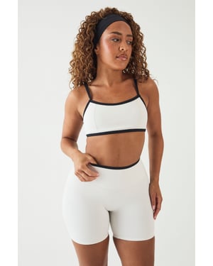 DSGN Studio Sculpt Contrast Waistband Mini Short