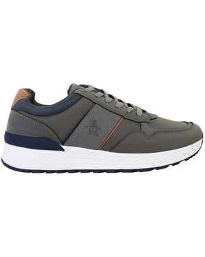 Penguin Orwell Mens Grey Trainers