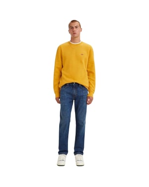Levis Herrjeans 502 Sky Denim med 5 fickor och avsmalnande ben (Korsa himlen)