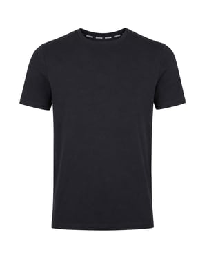 BoxRaw Plain Mens Black T-Shirt