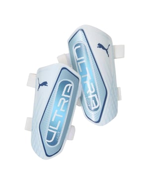 Puma Ultra lichte scheenbeschermers voor volwassenen (Blauw/zilver)