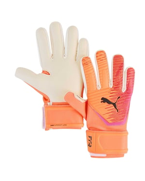 Puma Unisex-målvaktshandskar för vuxna – ”Future” (Orange/rosa)