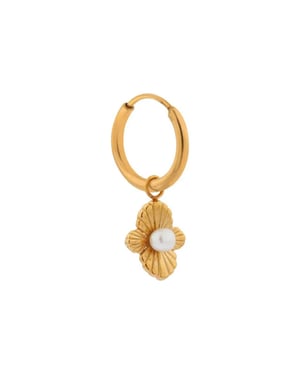 Label Kiki Hidden pearl hoop
