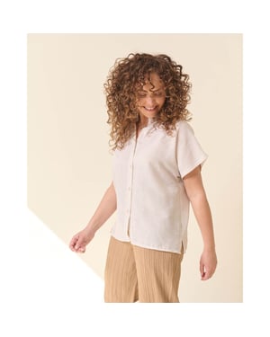FOS Amsterdam Fos top katie classic streep beige
