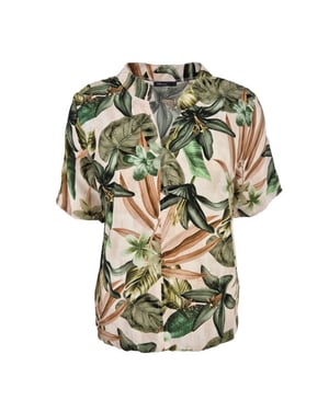 FOS Amsterdam Fos top doortje botanic blad army