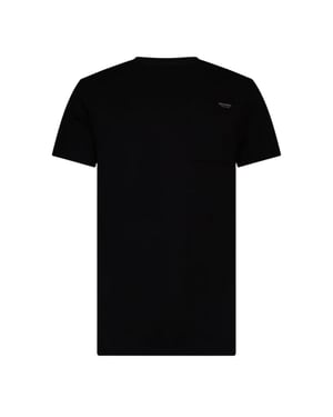 Crosshatch Portville T-shirt voor heren (Zwart)