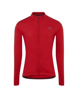 dhb Thermisch fietsshirt met lange mouwen voor heren (Nar Rood)