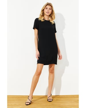 Dames Unifarben Mini Short Business Regular fit Jurken