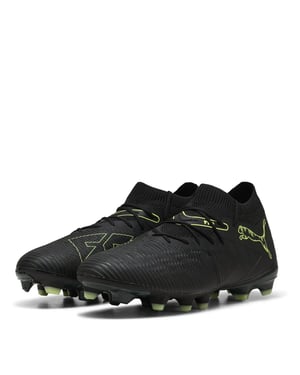 Men's Puma 8 Match Firm Ground Football Boots in Puma Black-Fiz