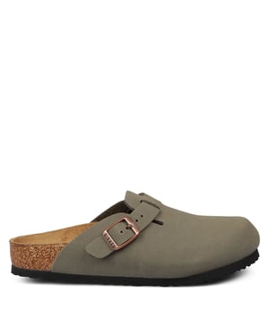Boys Birkenstock Juniors Boston in Stone