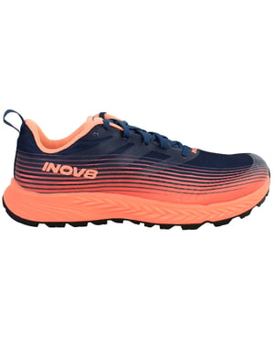 Inov-8 Trailfly Speed Womens Navy/Coral Running Shoes (Wide Fit)