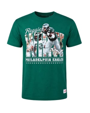 Mitchell & Ness NFL Philadelphia Eagles Photo Real Mens Green T-Shirt