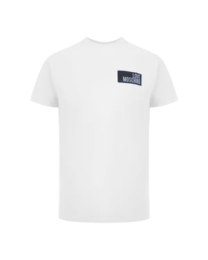 Love Moschino Box Logo White T-shirt
