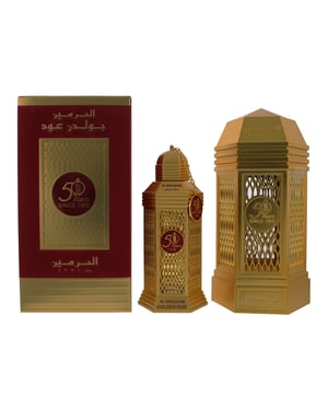 Al Haramain 50 Years Golden Oud Eau de Parfum 100ml Spray Unisex