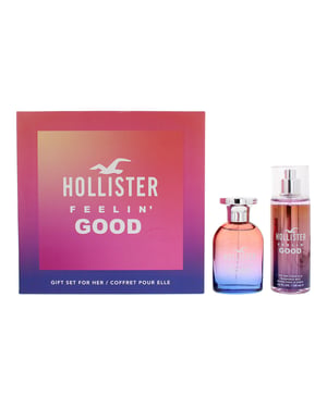Hollister Feelin' Good For Her Eau De Parfum 50ml + Body Mist 125ml Gift Set