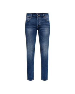 Only & Sons Onsloom life slim blue pk 9617 blue denim