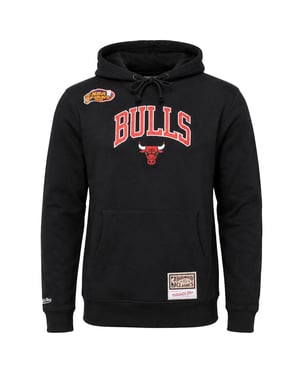 Mitchell & Ness NBA Chicago Bulls Arch Mens Black Hoodie