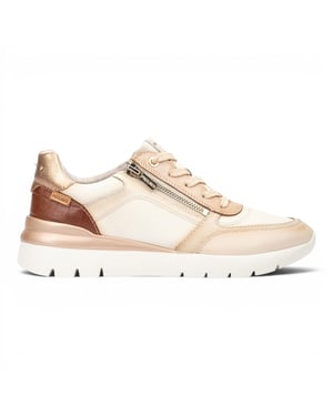 Pikolinos dames witte leren sneakers trainerschoenen - Cantabrië