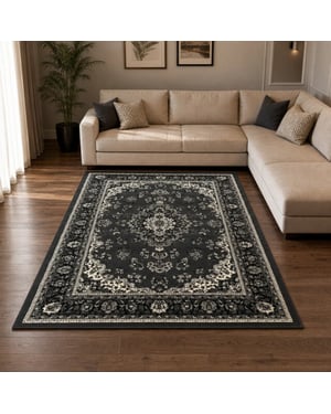 Muratap Nain klassiek vintage oosters vloerkleed medaillon 140x200 cm