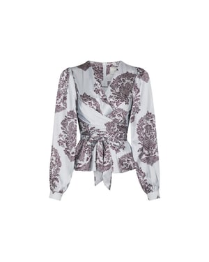 Neo Noir rista deco drop blouse 169965 145 light blue