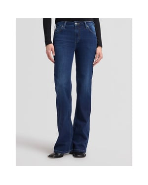 Lee Lana dames mid rise bootcut jeans eternal blue
