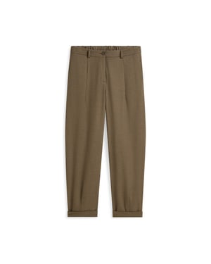 Summum Trousers barrel fit twill melange pantalons 4s3041-12481