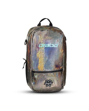Brabo Backpack fun rainbow/aqua hockey rugzak -