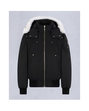 Moose Knuckles Men original ballistic bomber natural shearling