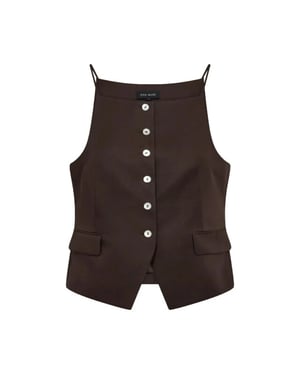 CPH Muse Cmtailor short waistcoat mulch
