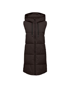 Jacqueline de Yong Blair long hood waistcoat