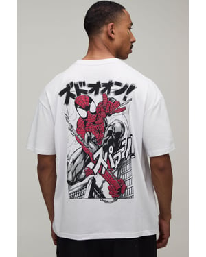 Oversized Spider Man License Print T-Shirt
