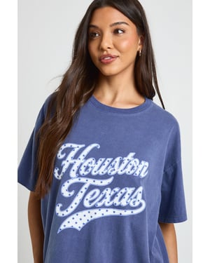 Houston Texas Printed T-Shirt