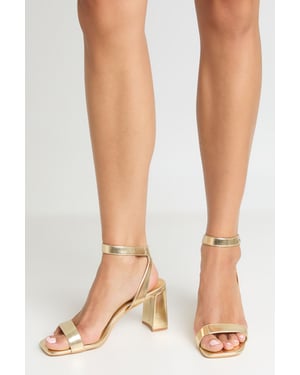 Wide Fit 2 Part Mid Block Heels