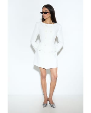 Tailored Double Breasted Blazer Dress