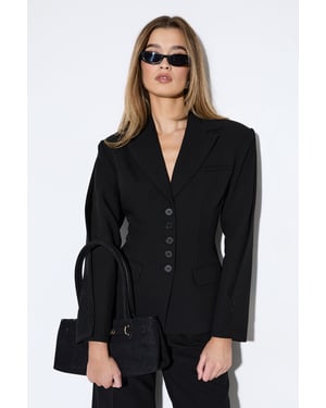 Premium Pleated Sleeve Blazer Co-Ord