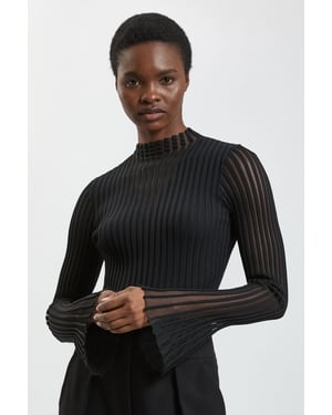 Viscose Blend Filament Knitted Top