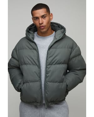 Essential Regular Fit Midweight Padded Hooded Puffer Jacket
