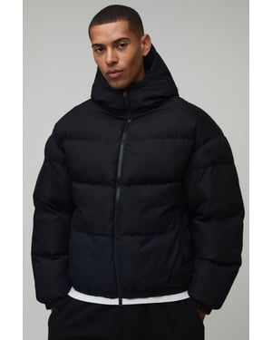 Essential Regular Fit Midweight Padded Hooded Puffer Jacket